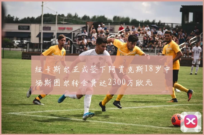 纽卡斯尔正式签下阿贾克斯18岁中场斯图尔转会费达2300万欧元