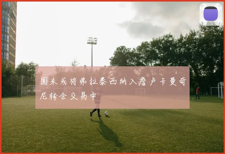 国米或将弗拉泰西纳入詹卢卡曼奇尼转会交易中